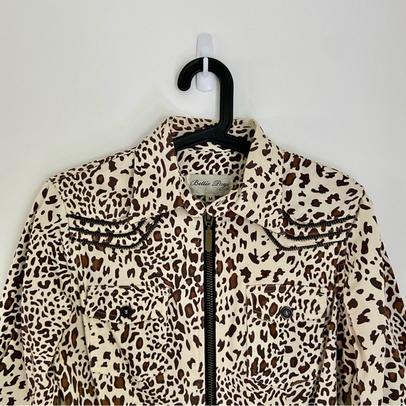 Vintage // leopard zip-up dress - Picture 3 of 8